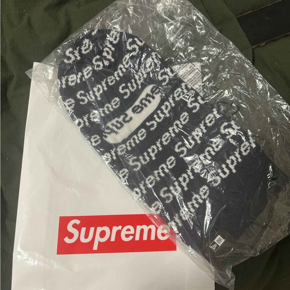 Authentic Supreme New Era Box Logo BALACLAVA